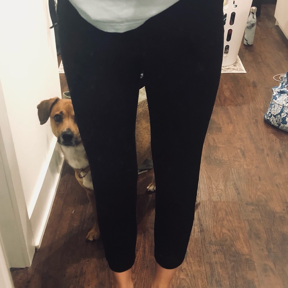 Banana Republic Black Slim Fit Work Pants